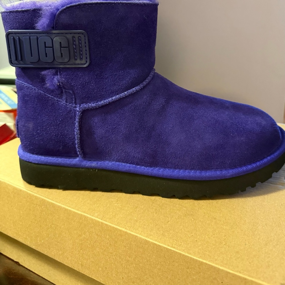 UGG Vibrant Purple Suede Boots